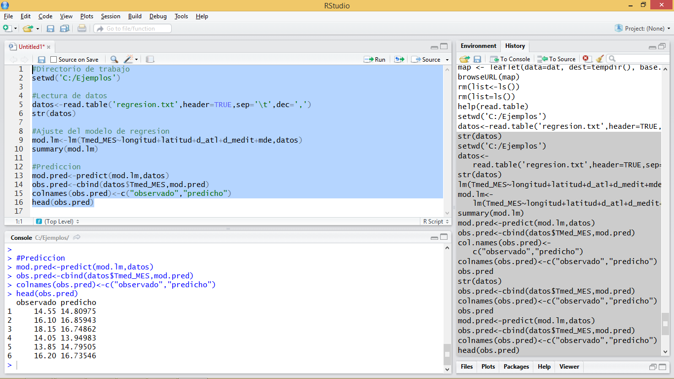 Scripting window example